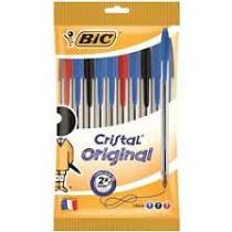 Bic Cristal Original Pen Assorted 10pk