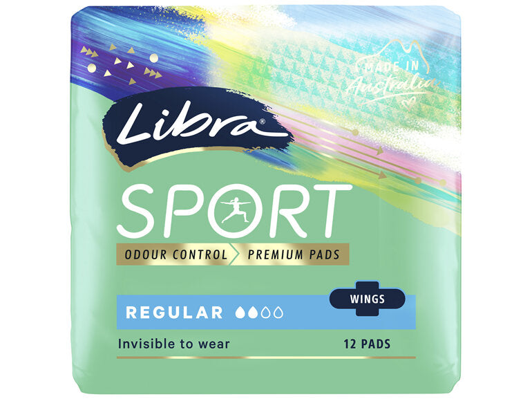 Libra Invisible Sport Regular with Wings 12pk
