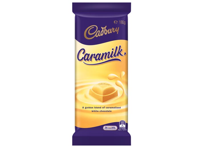 Cadbury Chocolate Block Caramilk 180g