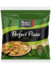 Perfect Italiano Grated Cheese Perfect Pizza 450g