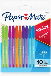 Paper Mate Assorted Colours Pens 10pk
