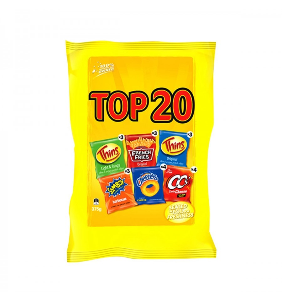 Thins Top 20 Variety Multipack 20pk 375g