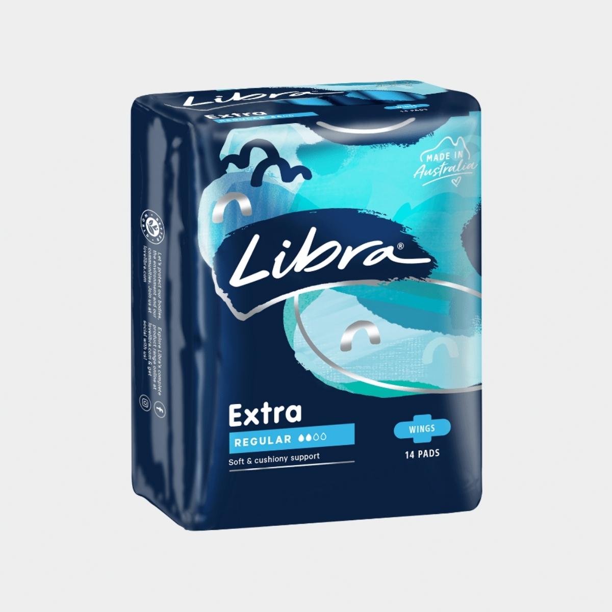 Libra Extra Regular with Wings 14pk