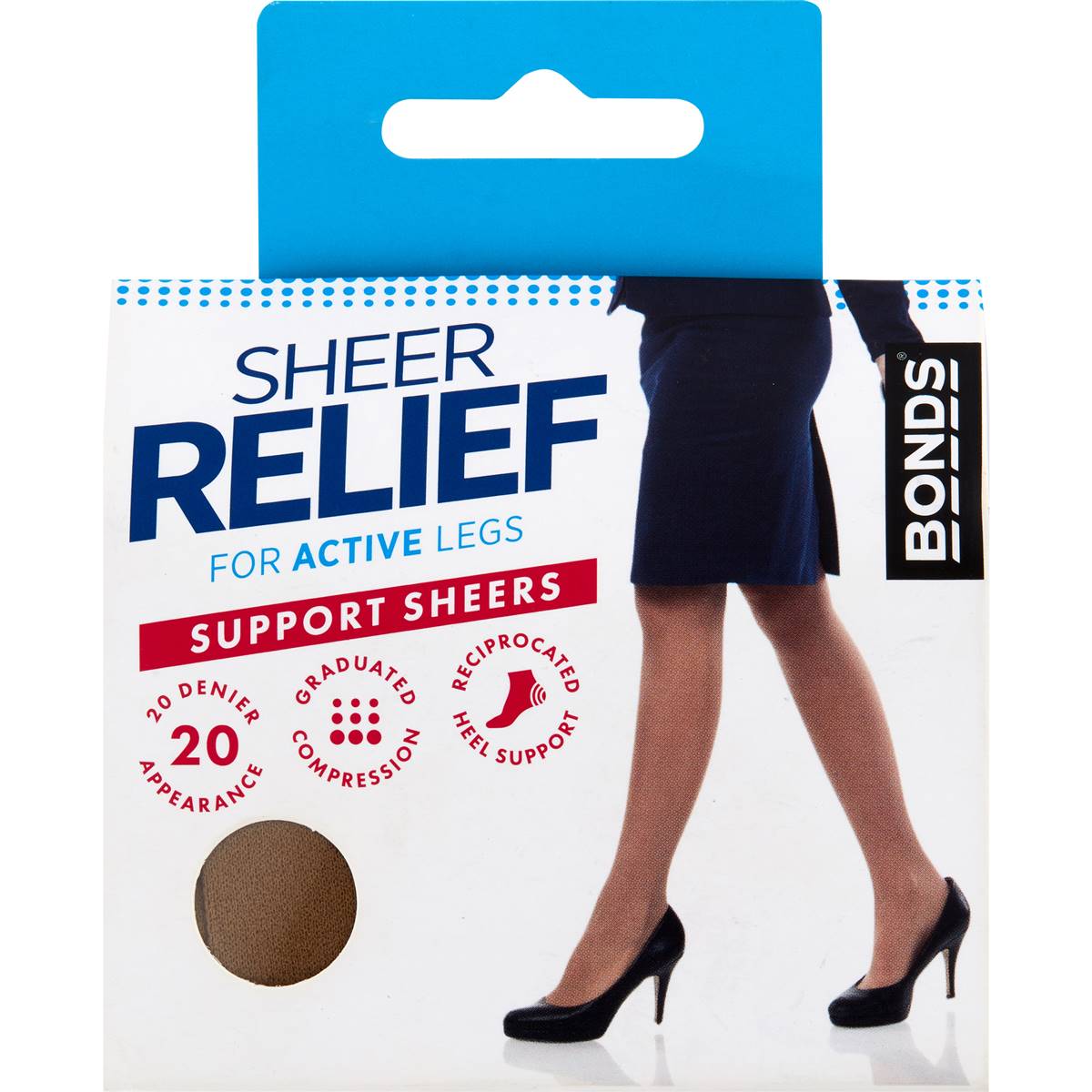 Sheer Relief Support Sheers Mini Beige Tall