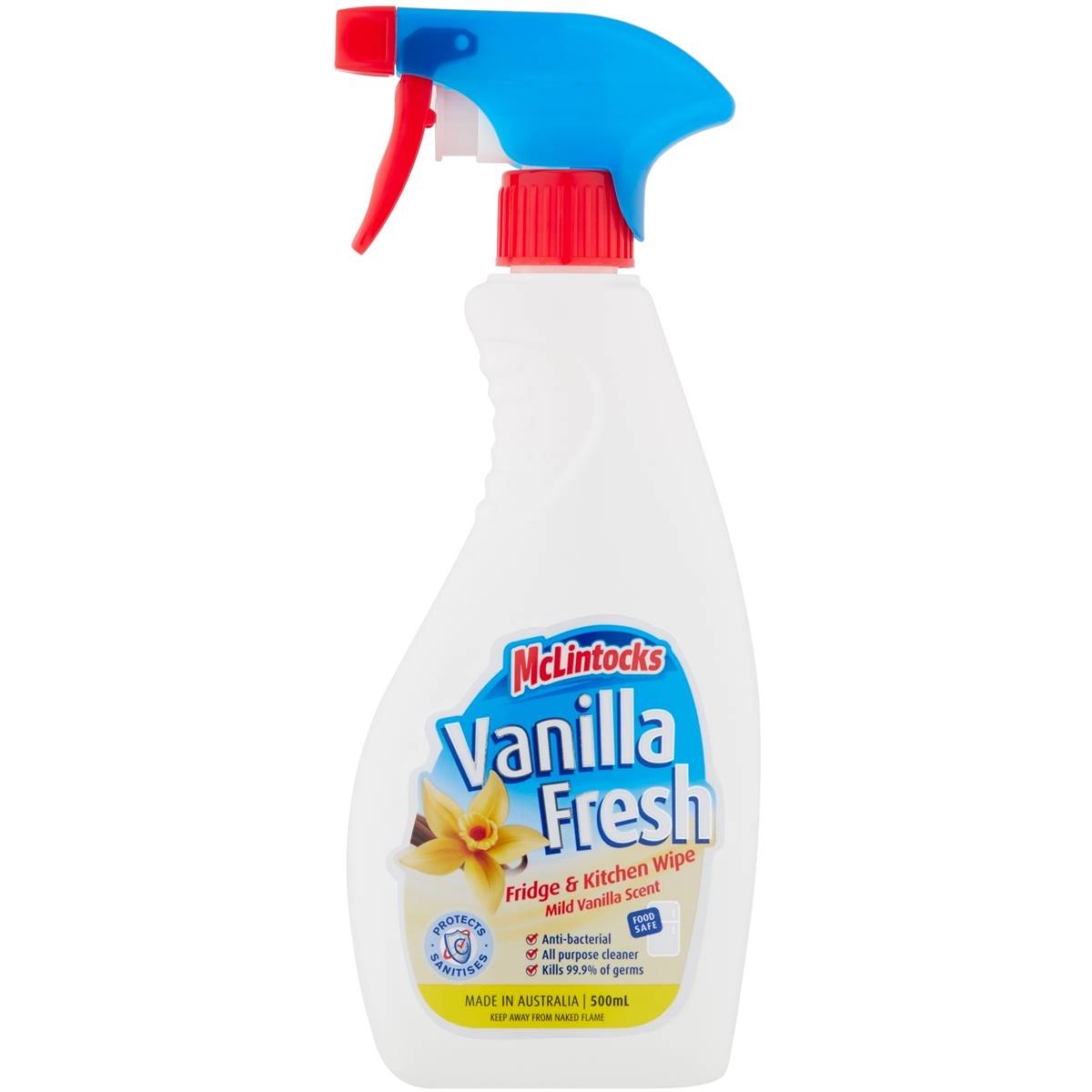 McLintocks  Vanilla Fresh Fridge & Kitchen Wipe 500ml