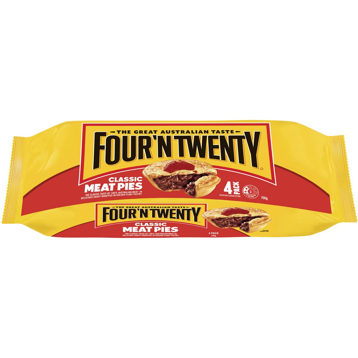 Four N Twenty Pies Classic Meat 4pk 760g