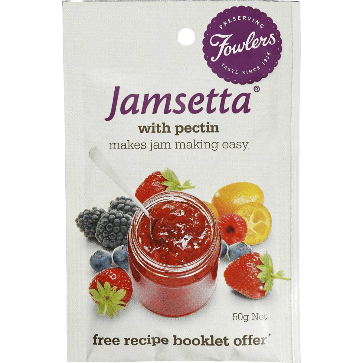 Fowlers Jamsetta with Pectin 50g