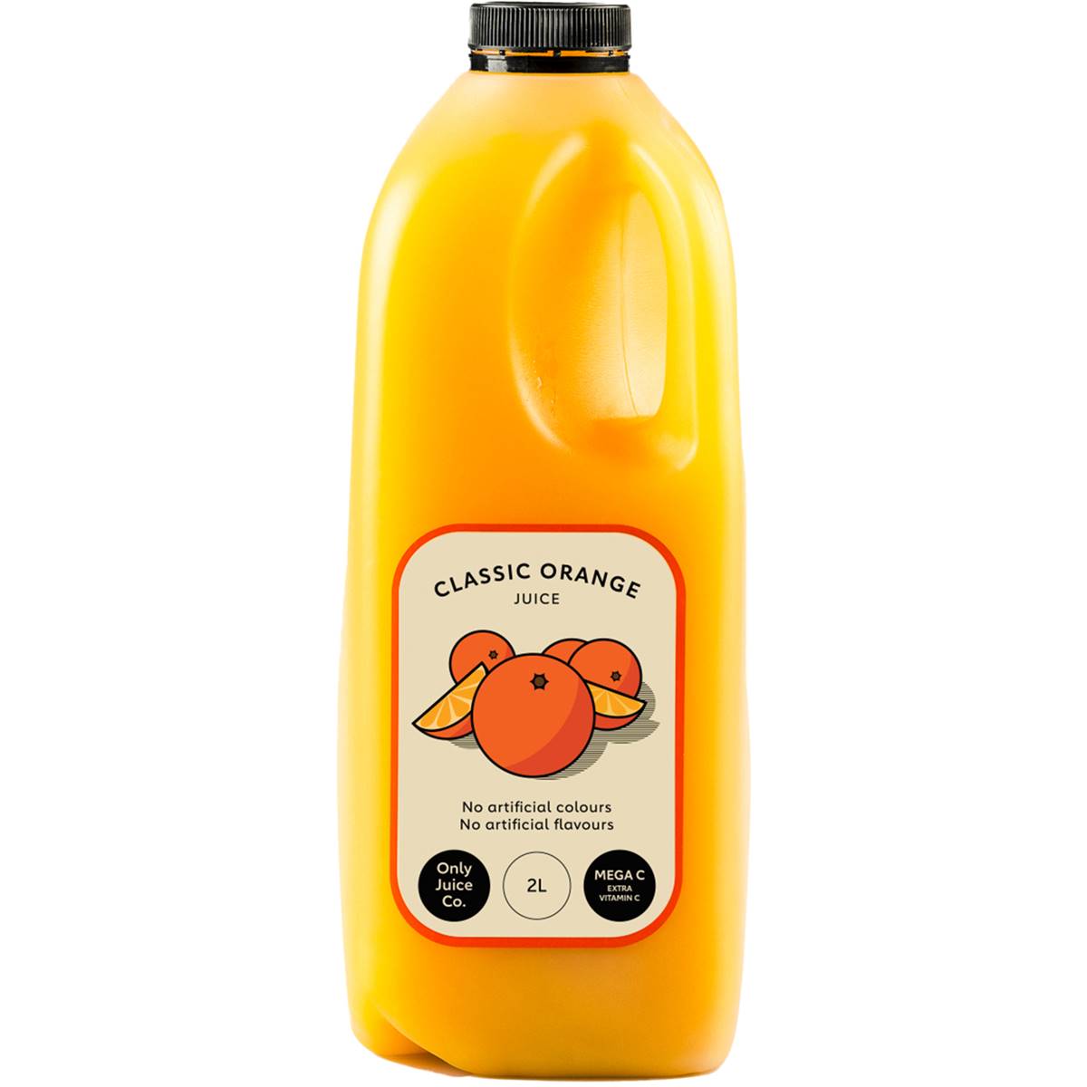 Only Juice Co Orange Juice Mega C 2L