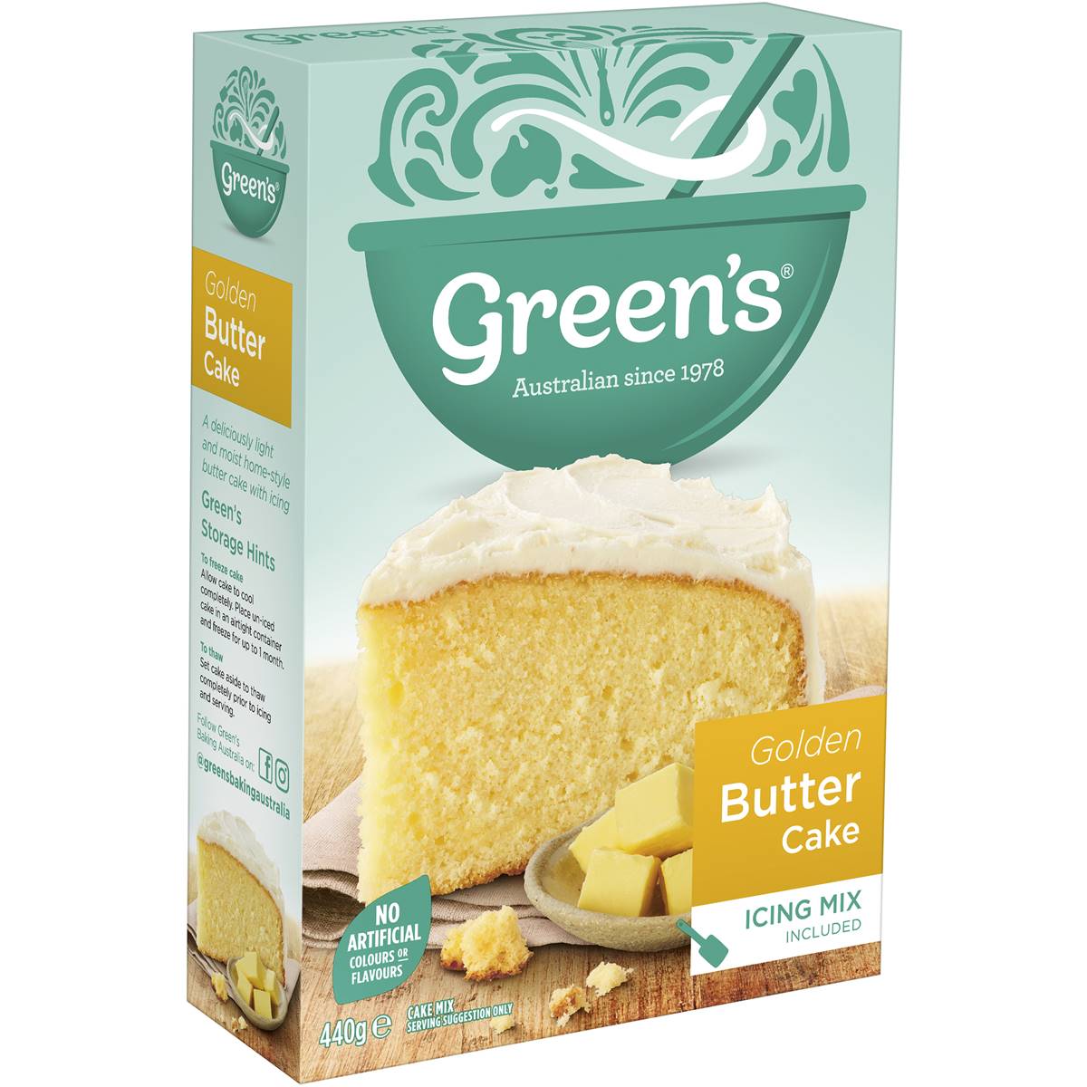 Greens Cake Mix Golden Butter Cake 440g