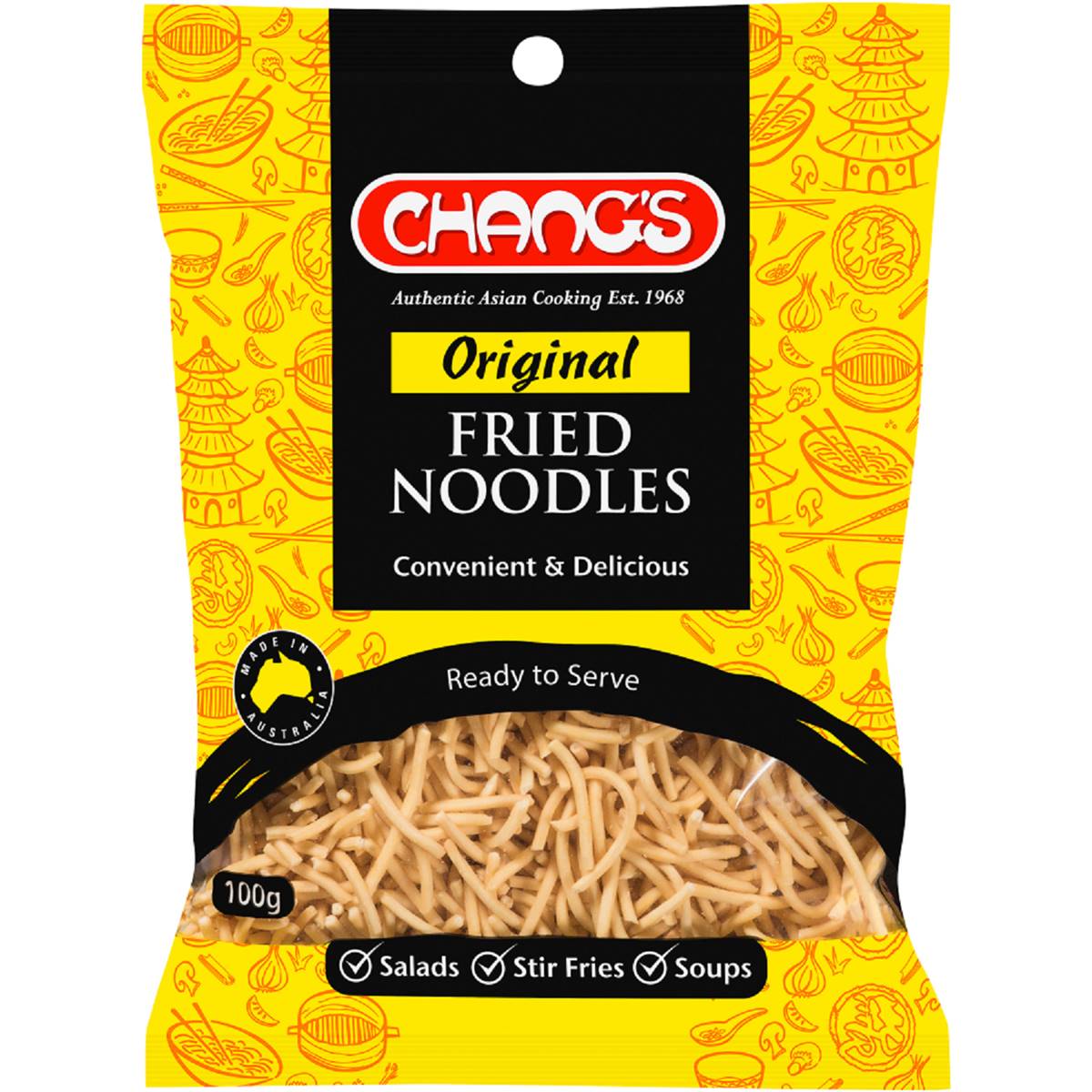 Changs Fried Noodles Original 100g