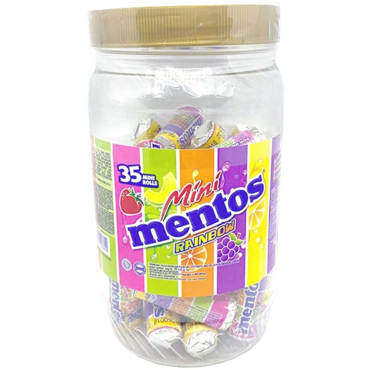 Mini Fruit Mentos Jar