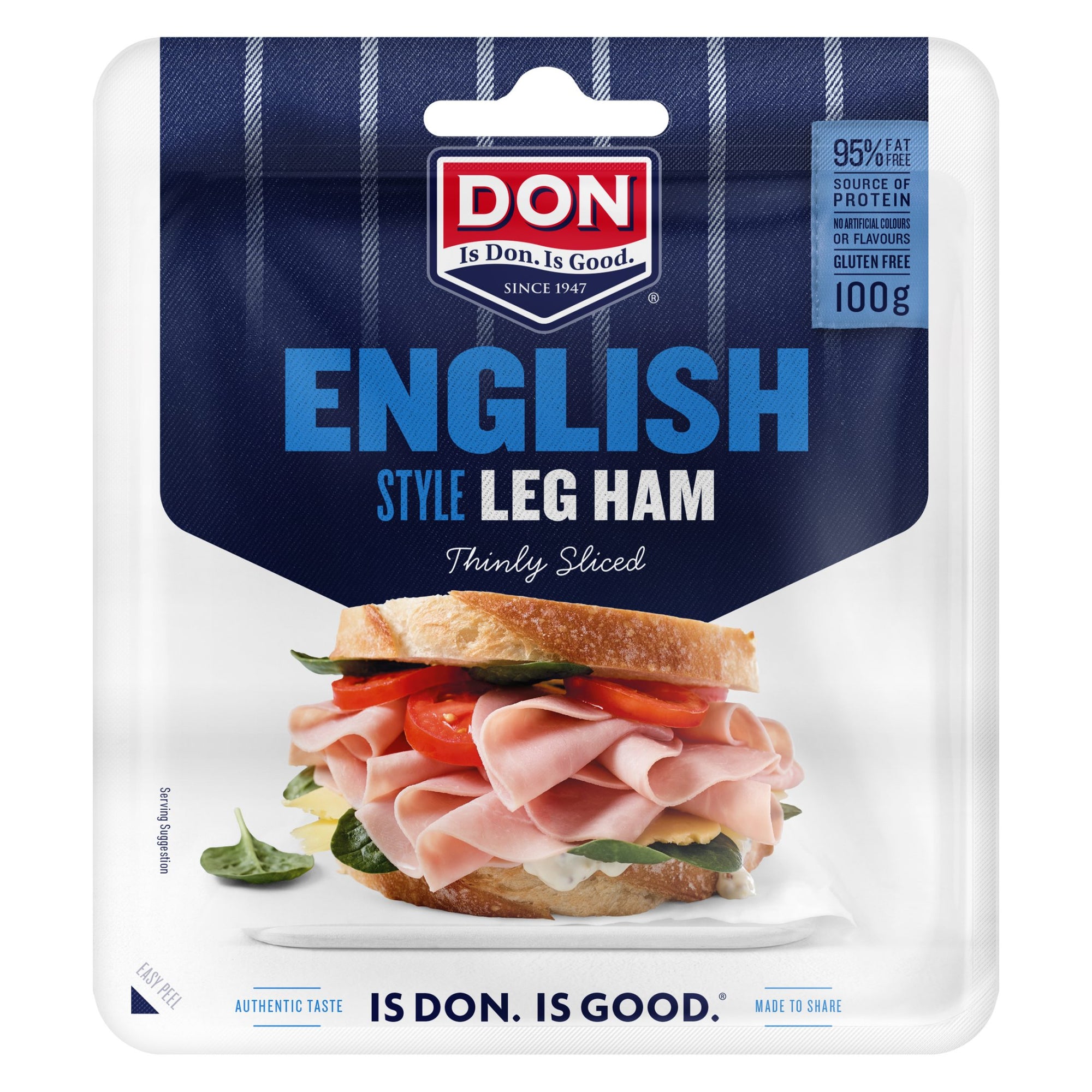 Don English Leg Ham Shaved 100g