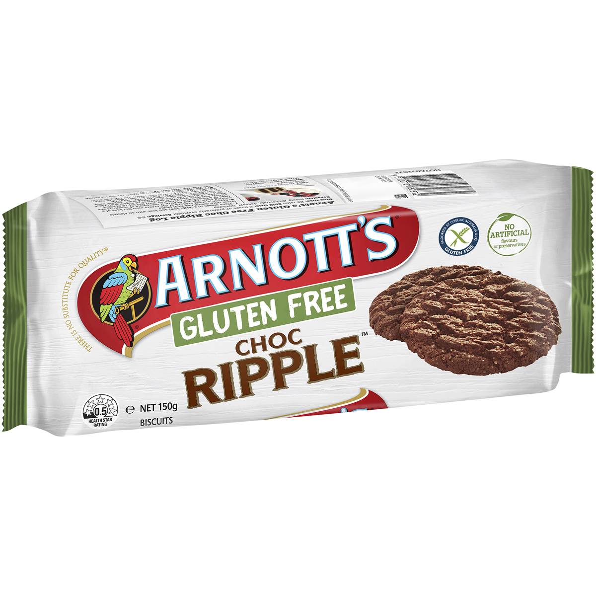 Arnotts Gluten Free Choc Ripple 150g