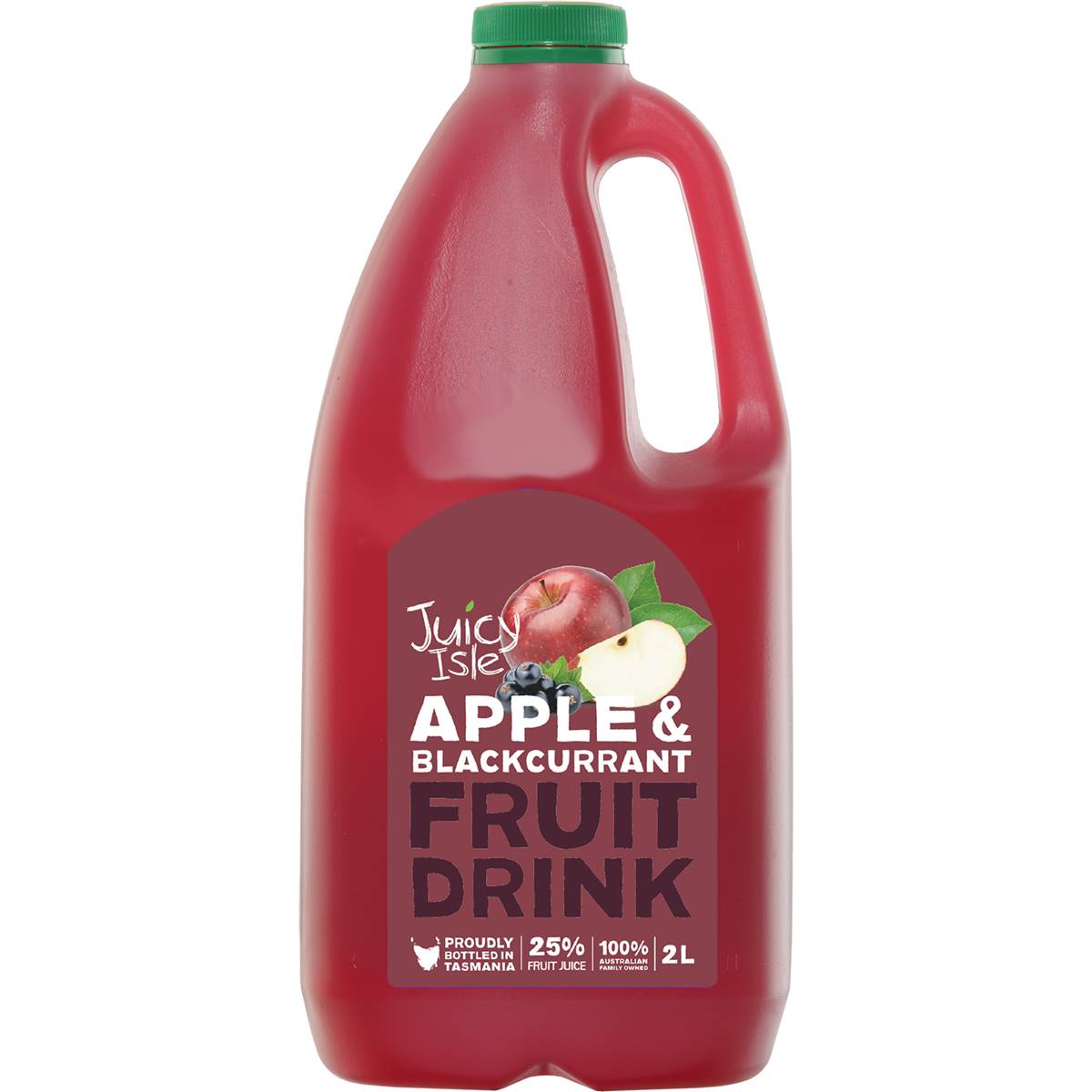 Juicy Isle Fruit Drink Apple & Blackcurrant 2L