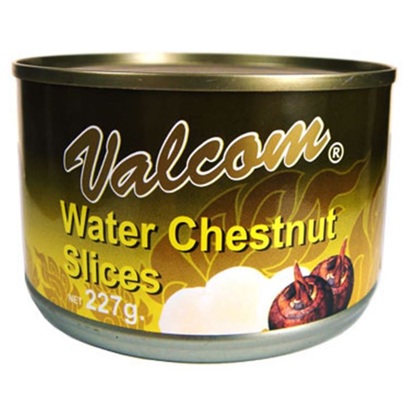 Valcom Water Chestnut Slices 227g