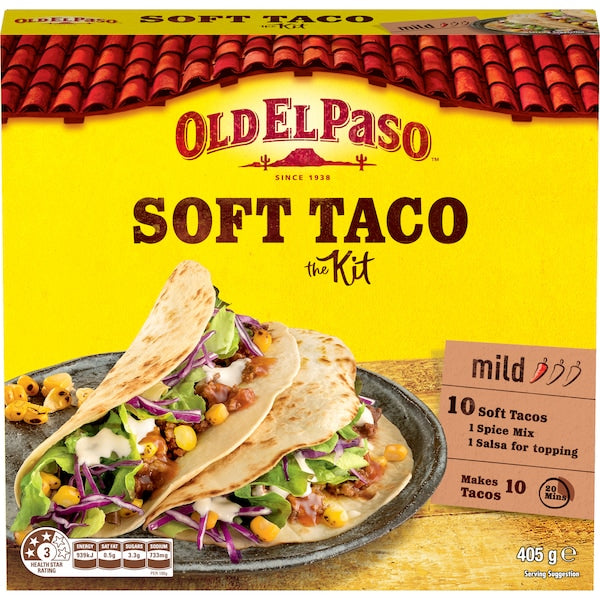 Old El Paso Soft Taco Kit 405g