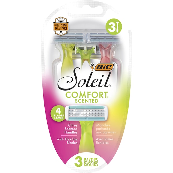 Bic Soleil Comfort Scented 3 Razors