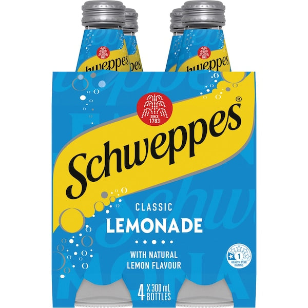 Schweppes Lemonade 300ml 4pk