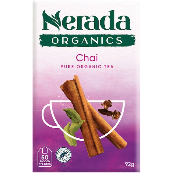 Nerada Organics Chai Teabags 50pk 92g