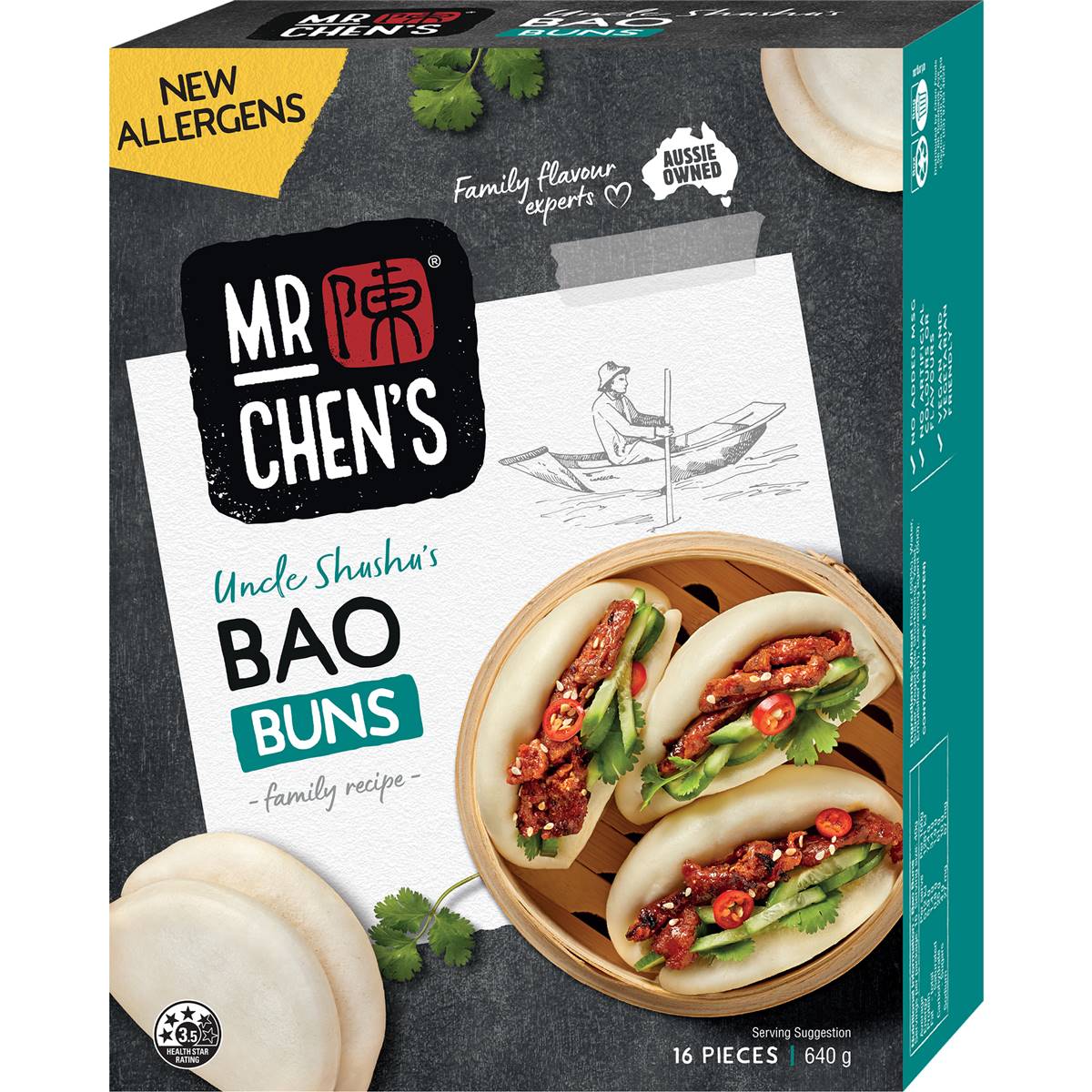 Mr Chens Bao Buns 16pk 640g