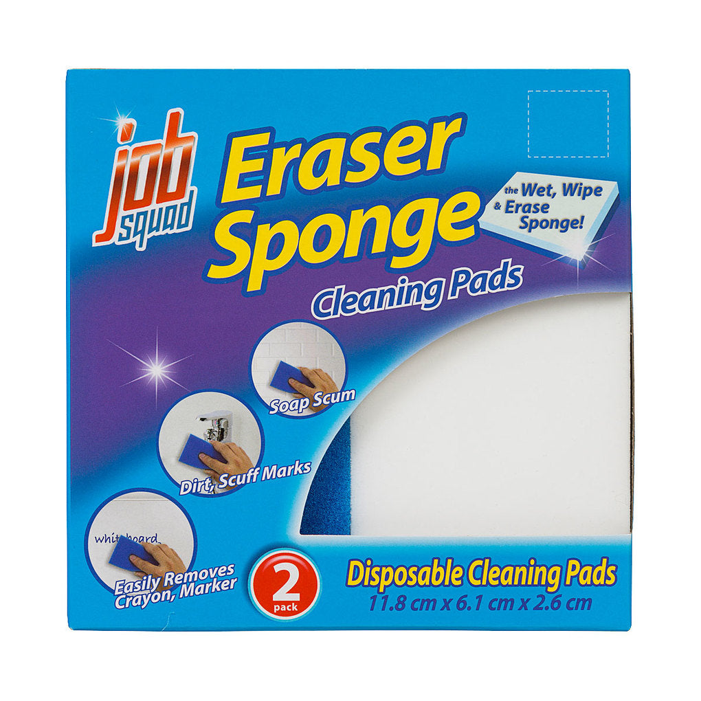 Job Squad Eraser Sponge Cleaning Pads 2 pack