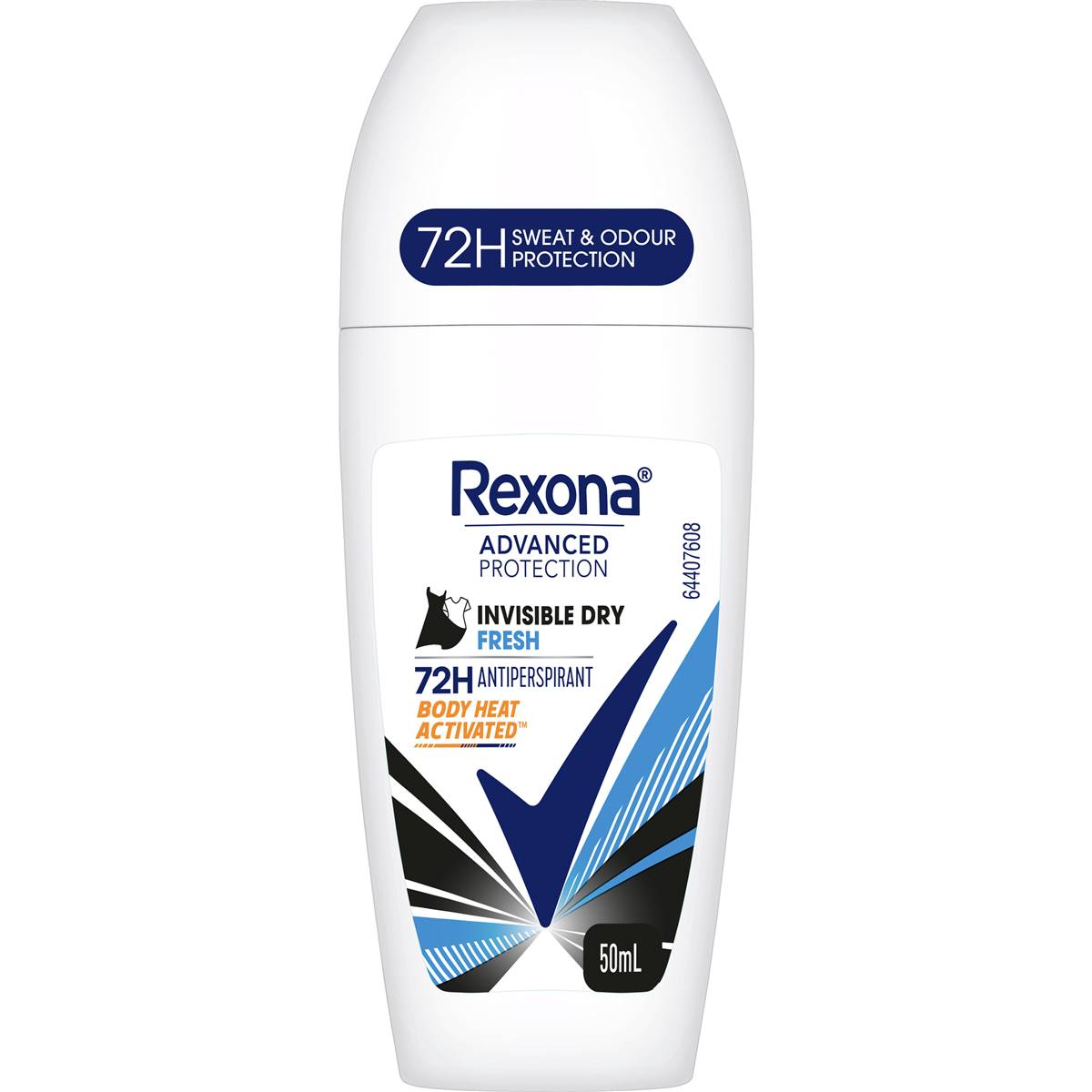 Rexona Deodorant Roll On Invisible Dry Fresh 50ml