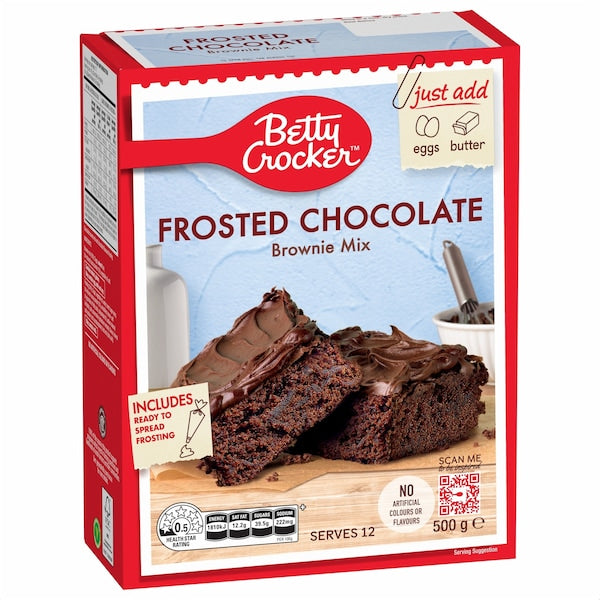 Betty Crocker Frosted Chocolate Brownie Mix 500g