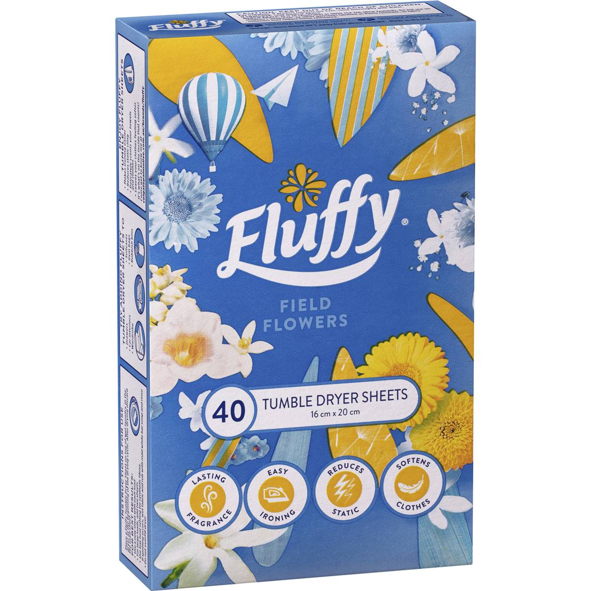 Fluffy Tumble Dryer Sheets 40pk