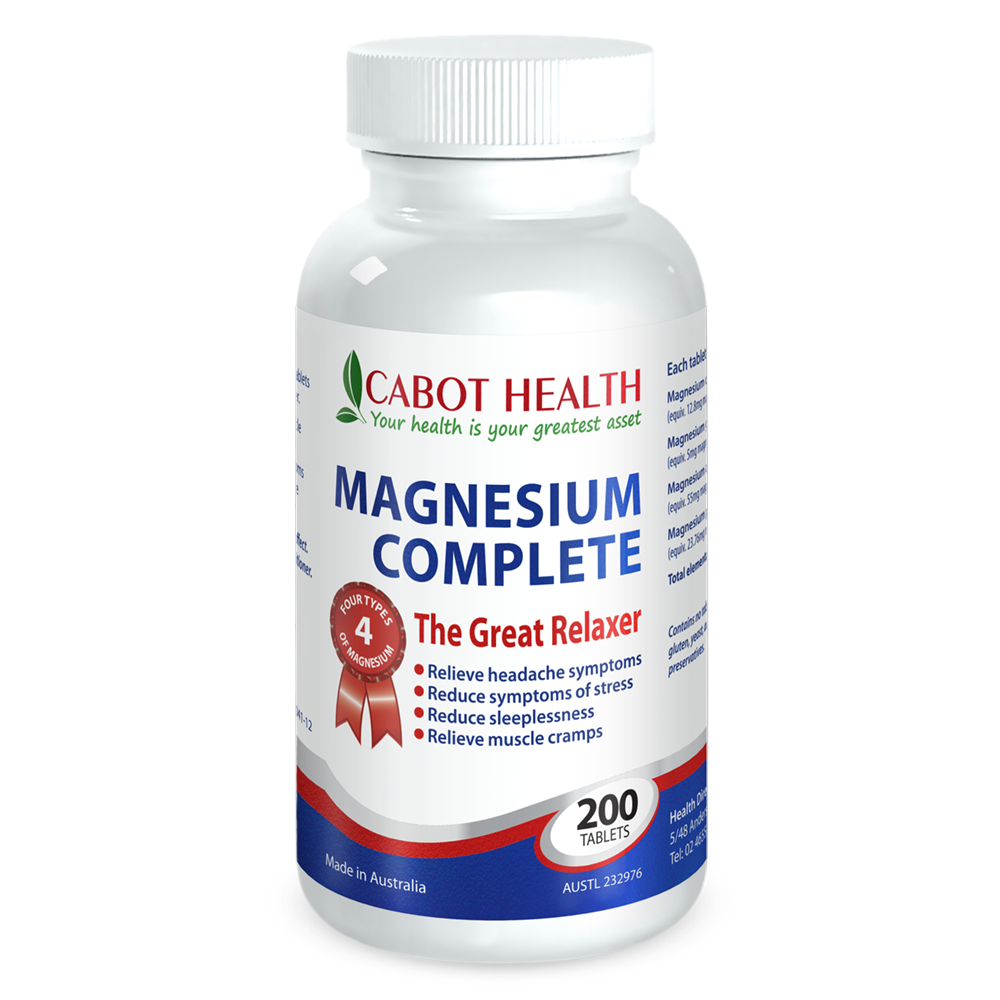 Cabot Health Magnesium Complete 200 Tablets