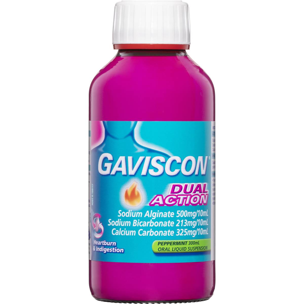 Gaviscon Dual Action Liquid Peppermint 300ml