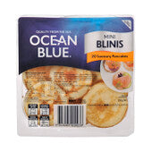 Ocean Blue Mini Blinis Savoury Pancakes 20pk 168g