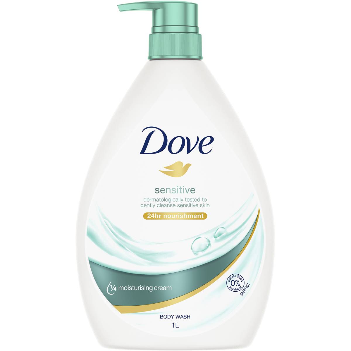 Dove Body Wash Sensitive Skin 1L