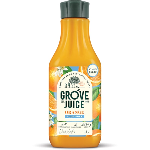 Grove Orange Juice Pulp free 1.5L
