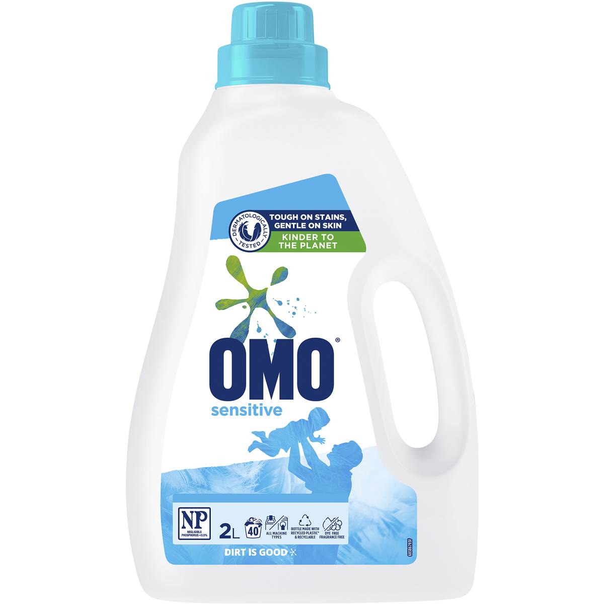 Omo Front & Top Loader Liquid Sensitive 2L