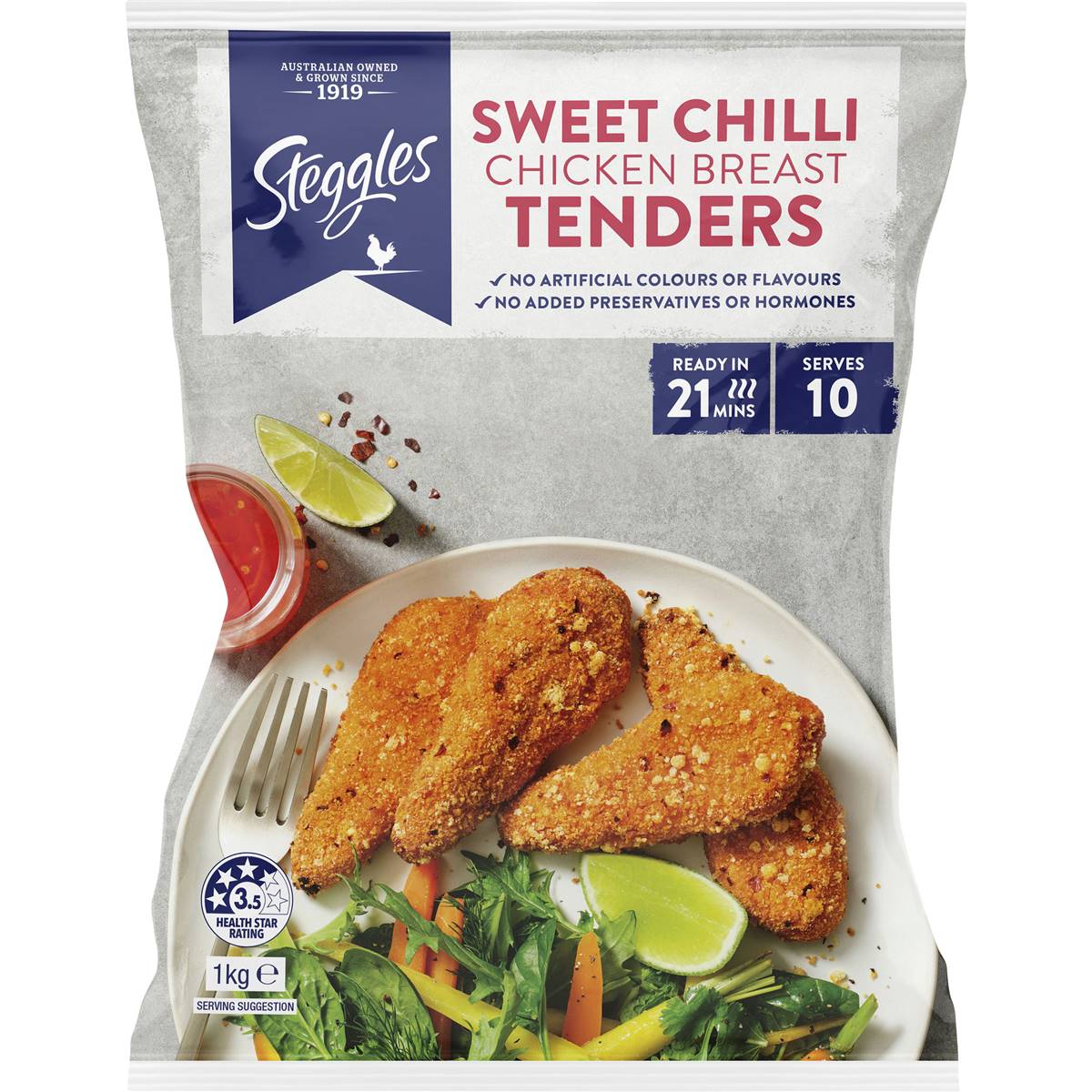 Steggles Chicken Tenders Sweet Chilli 1kg