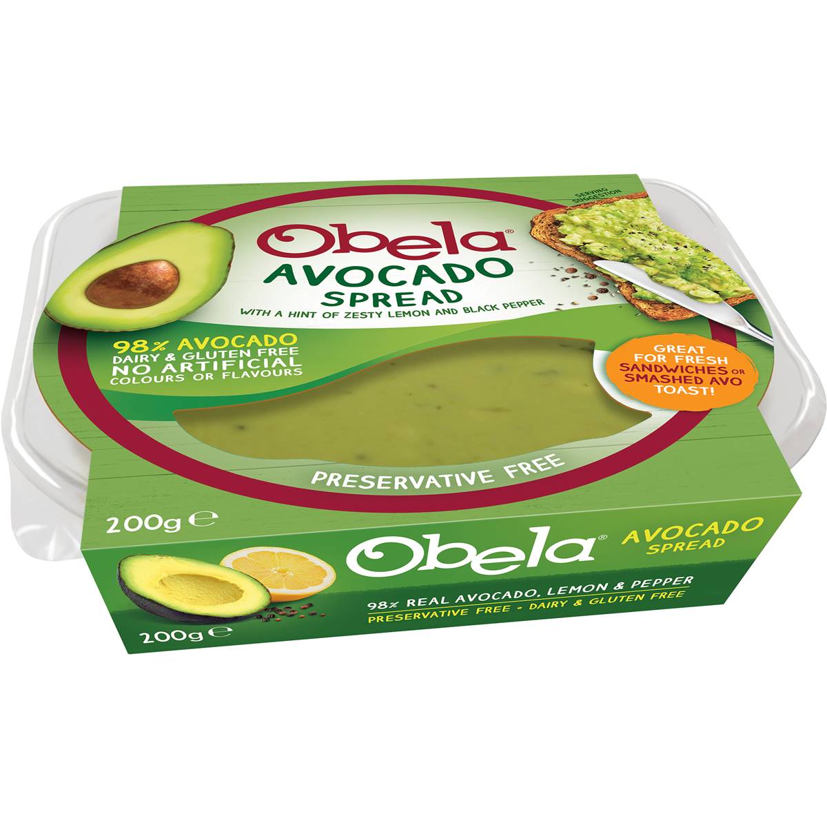 Obela Avocado Spread 200g