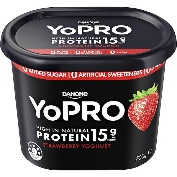 Danone YoPro Yoghurt Strawberry 700g