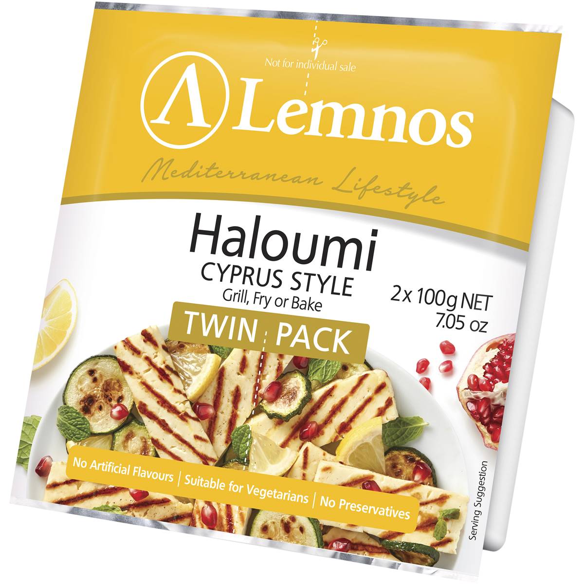 Lemnos Haloumi Cheese 2pk 200g