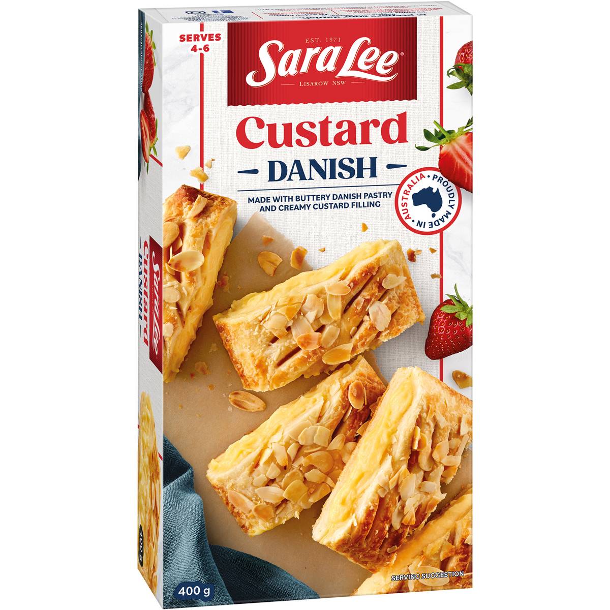 Sara Lee Custard Danish 400g