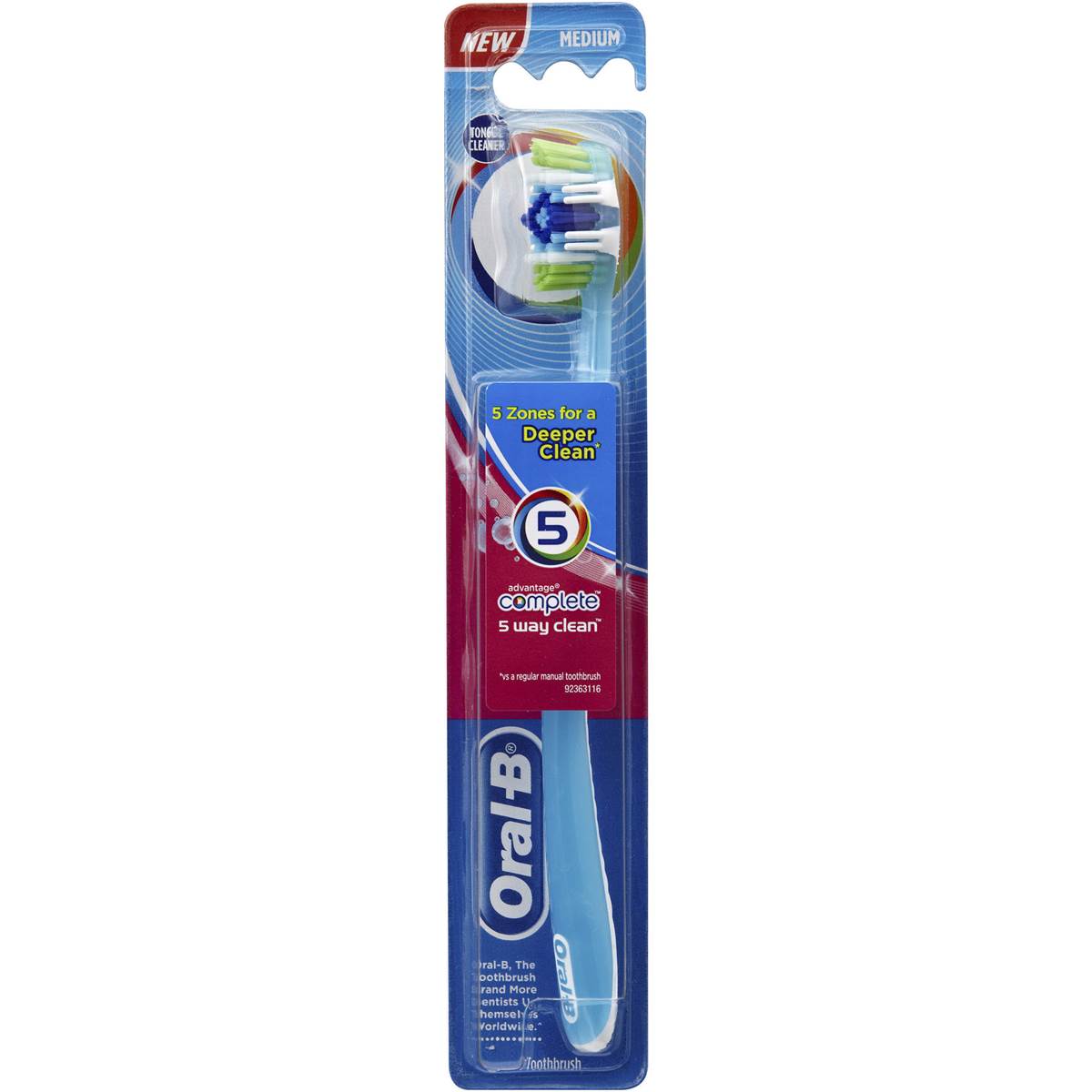 Oral B Toothbrush 5 Way Clean Medium