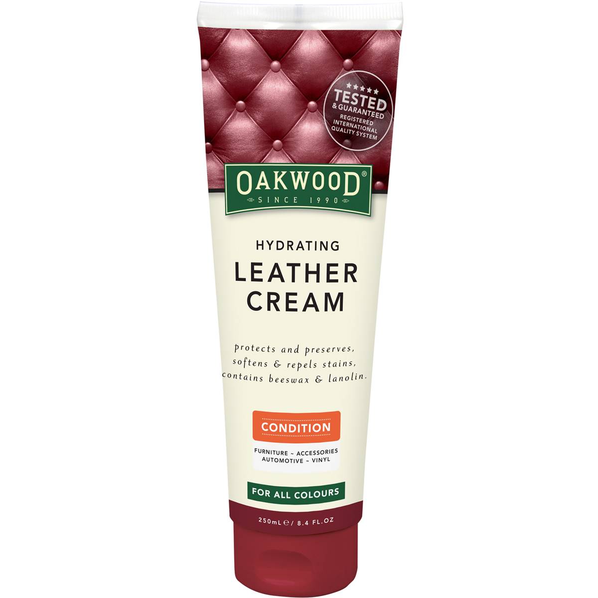 Oakwood Leather Care Hydrating Cream 250ml - OP234