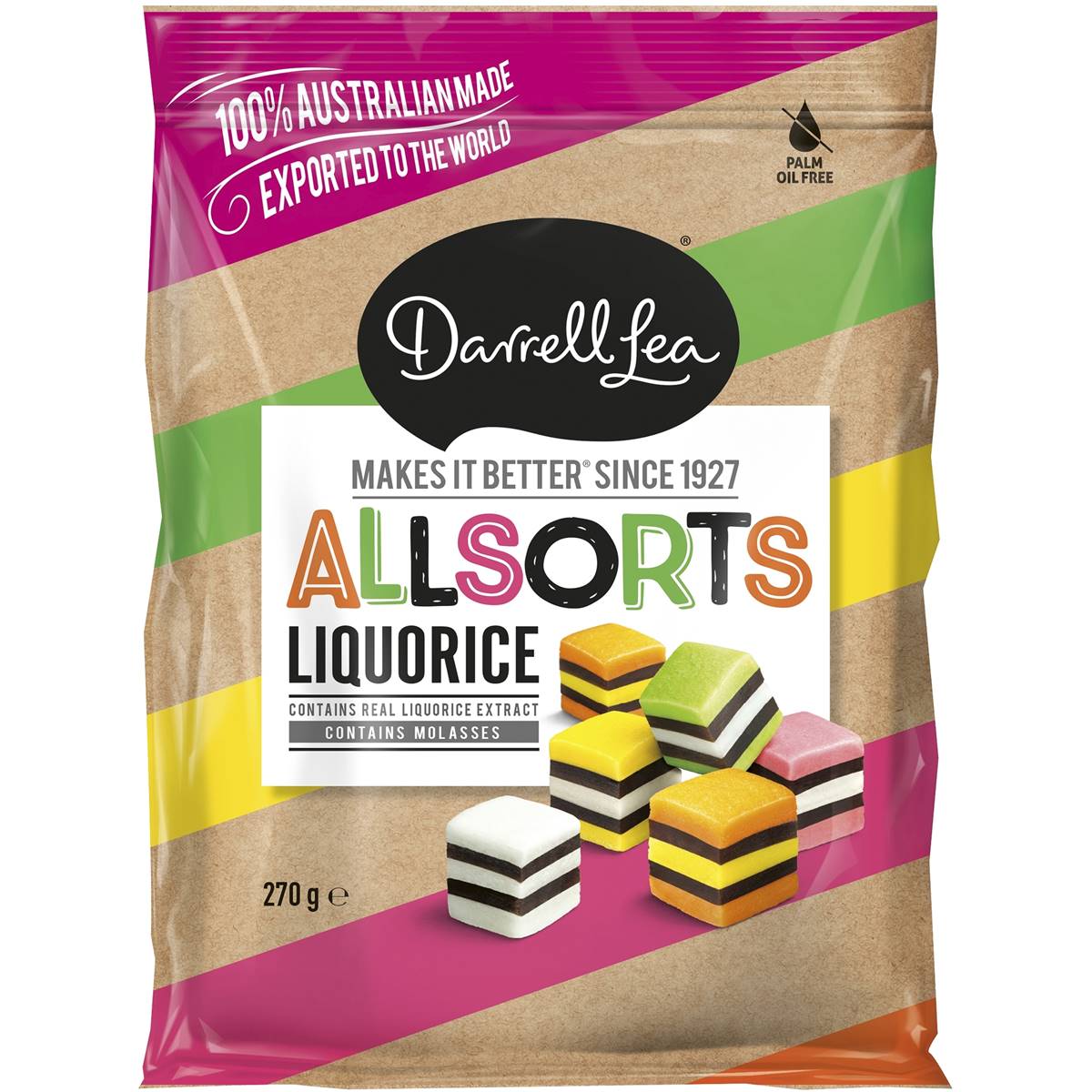 Darrell Lea Licorice Allsorts 270g