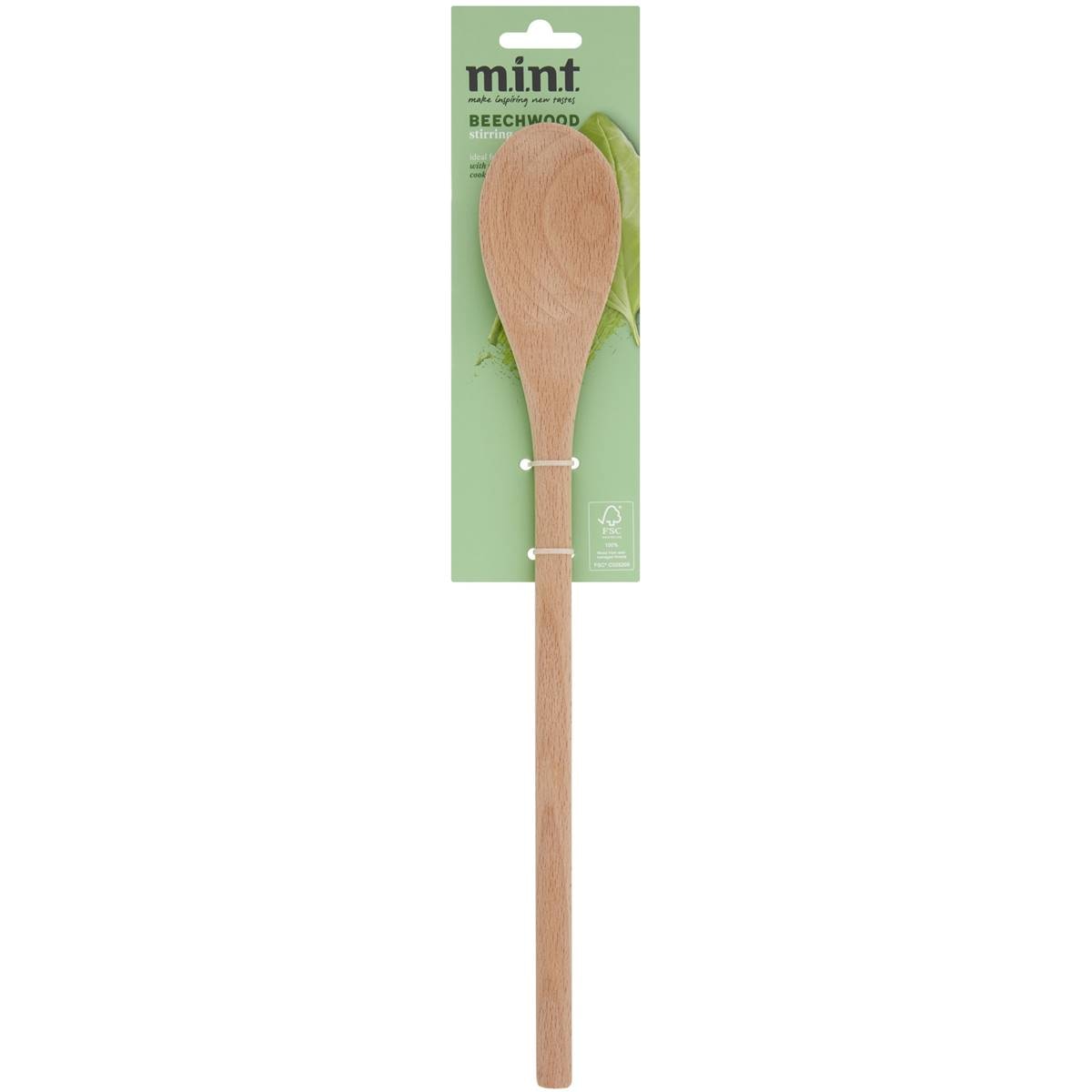 Mint Beechwood Stirring Spoon