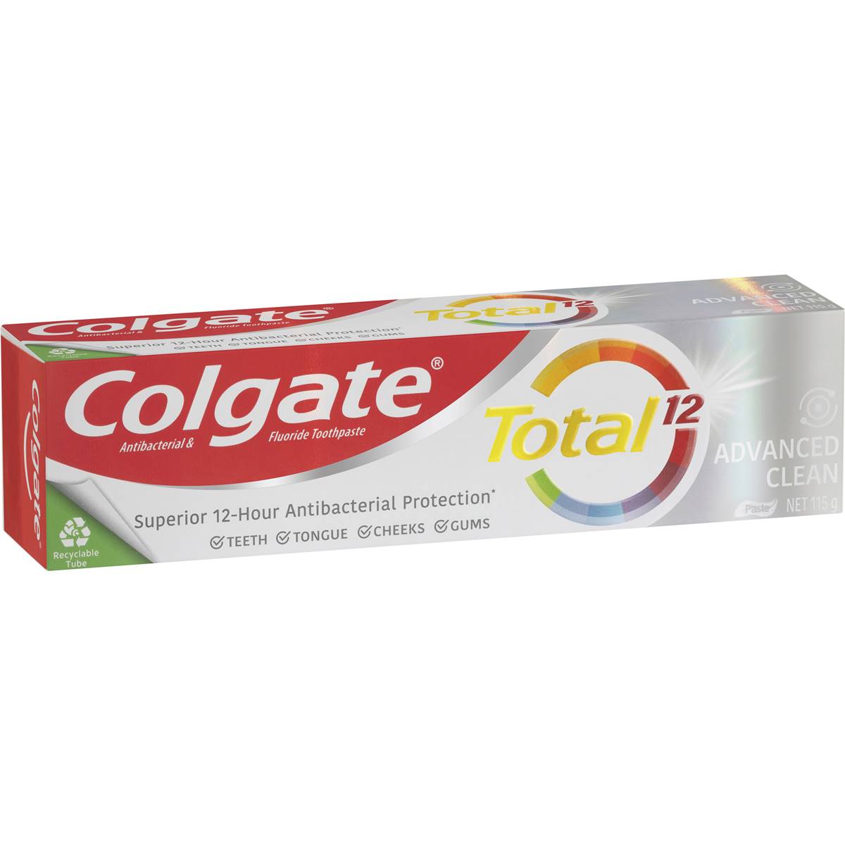 Colgate Total 12 Toothpaste Advanced Clean 115g