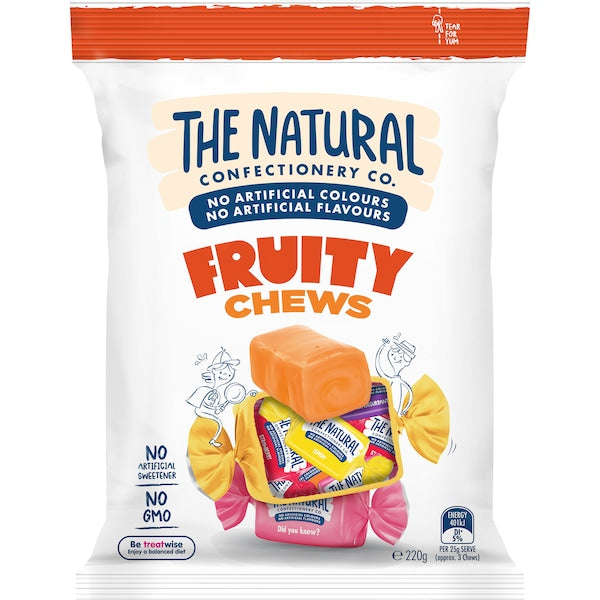 The Natural Confectionery Co Fruit Chews 220g