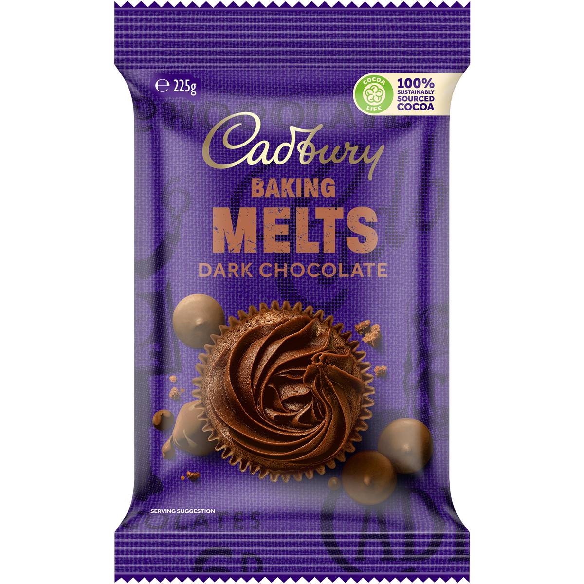 Cadbury Choc Melts Dark 225g