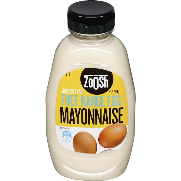 Zoosh Free Range Egg Mayonnaise 350g