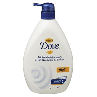 Dove Body Wash Triple Moisturising 1L old barcode