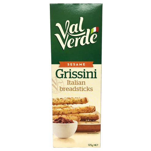 Val Verde Grissini Sesame Bread Sticks 125g