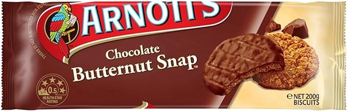 Arnotts Chocolate Butternut Snaps 200g